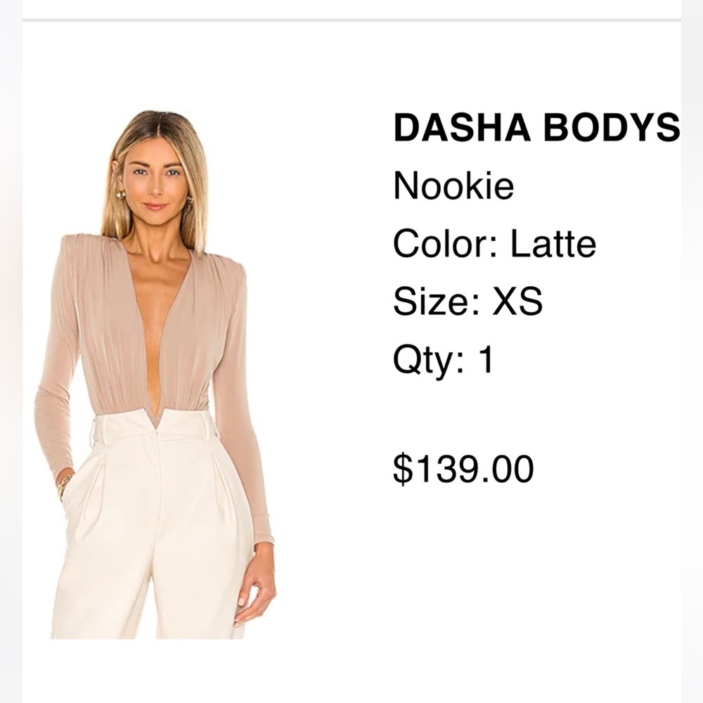 Beige bodysuit